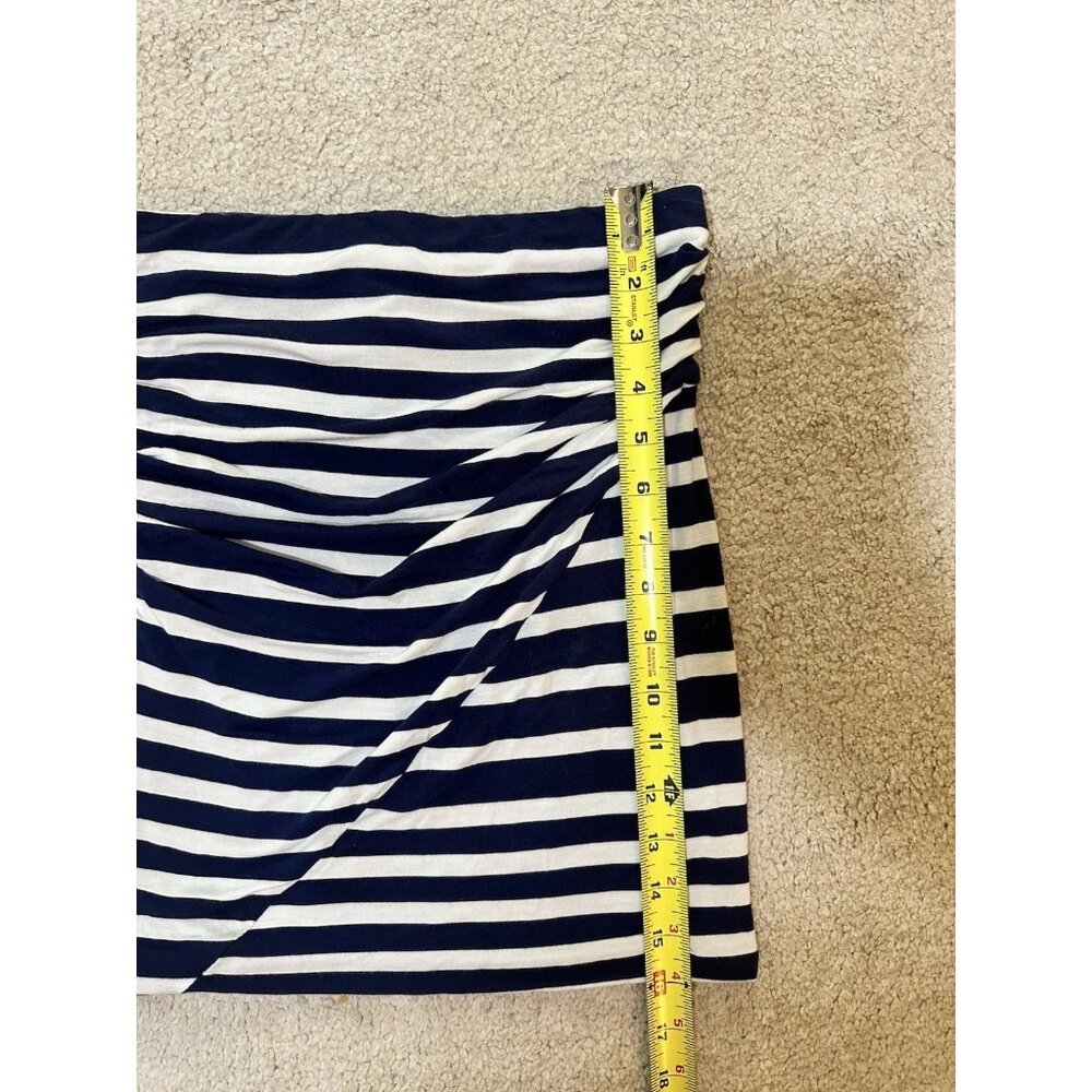 CAbi Top Skirt Women’s XS Navy Blue White Stripe Convertible Tube Top Skirt #789 - Picture 11 of 14
